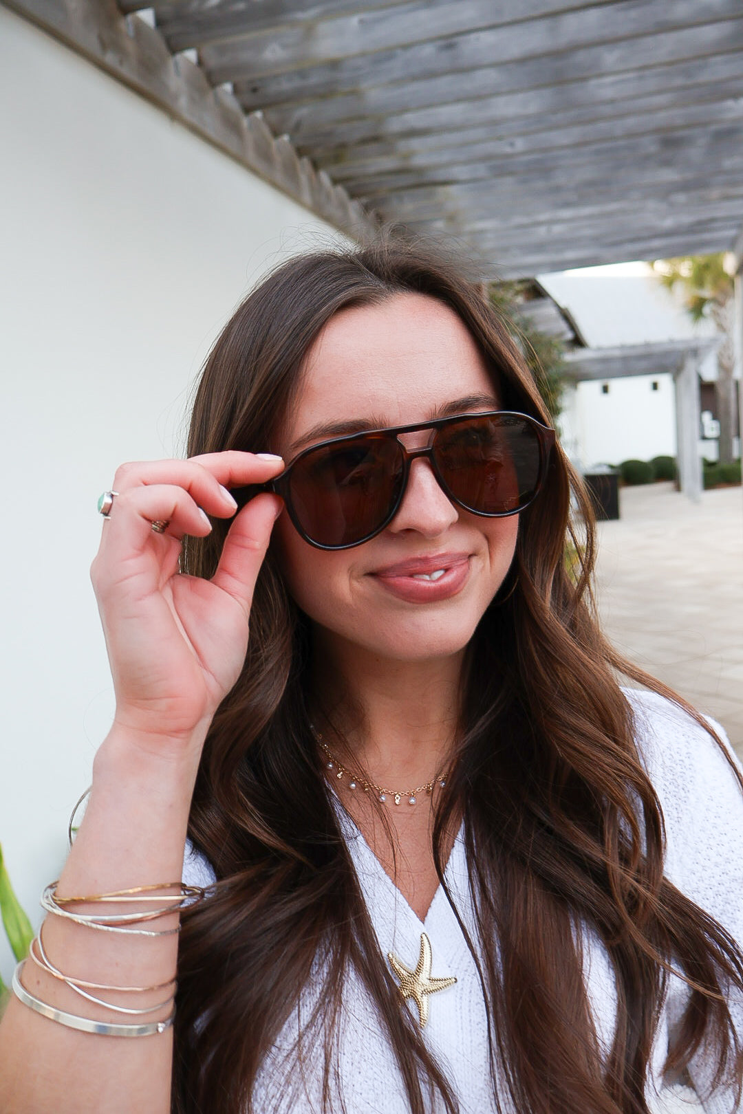 Classic Aviator Sunglasses - Brown Tortoise