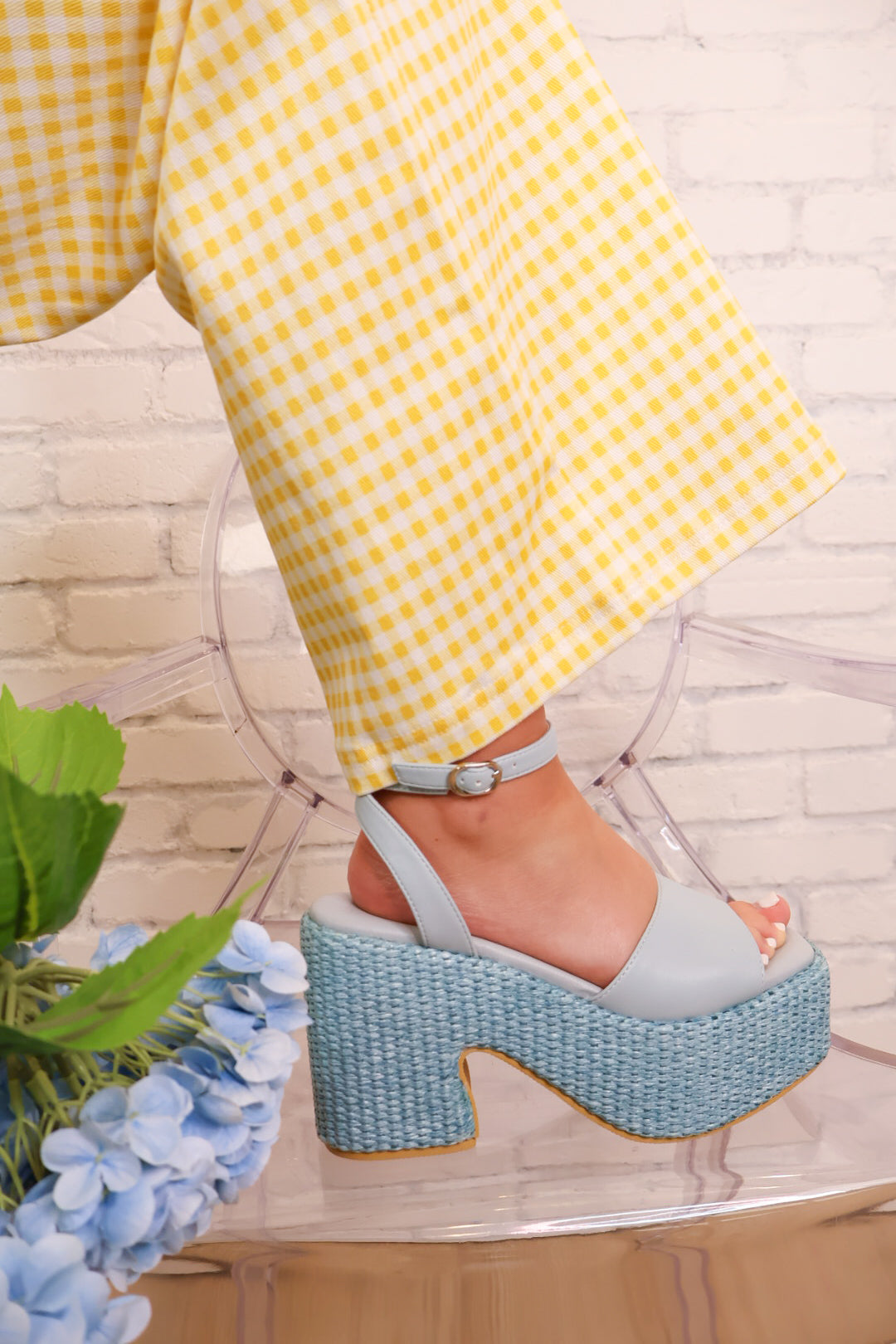 Matisse Beach Arden Platform Heel - Sky Blue