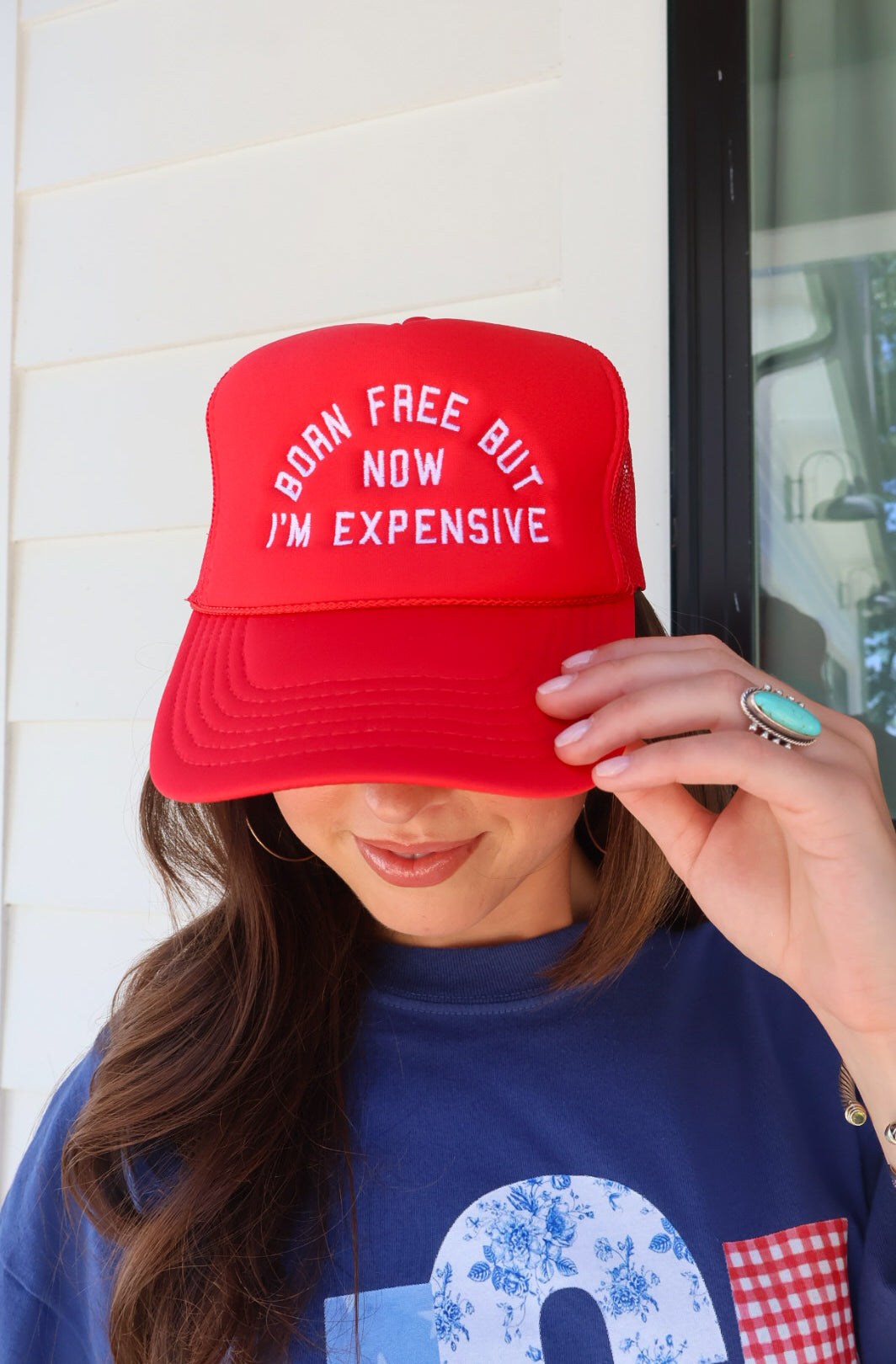 Born Free But Now I'm Expensive Trucker Hat