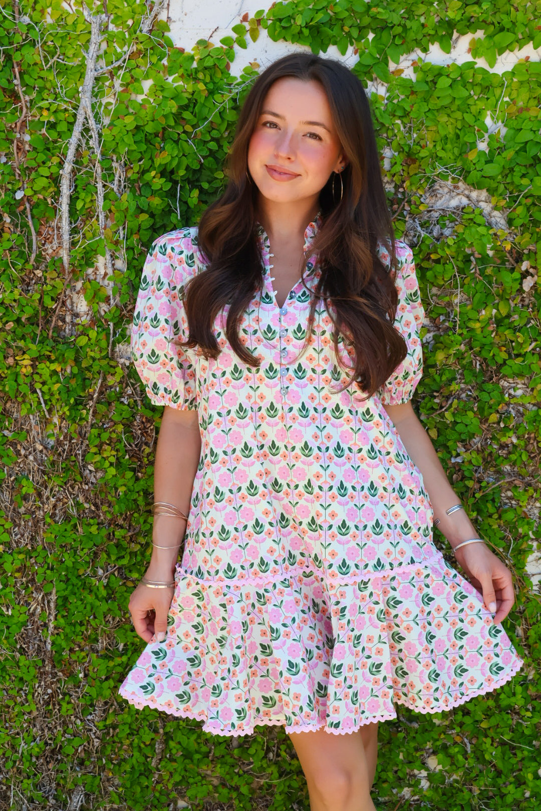 Sweet Bloom Babydoll Dress