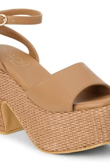 Matisse Beach Arden Platform Heel - Natural Tan