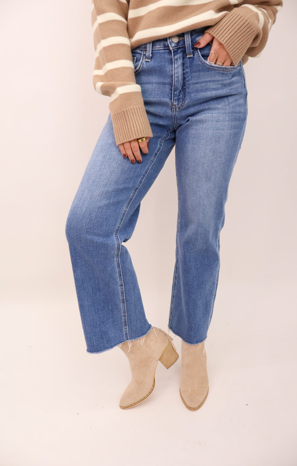Vervet Kendall High Rise Dad Jeans