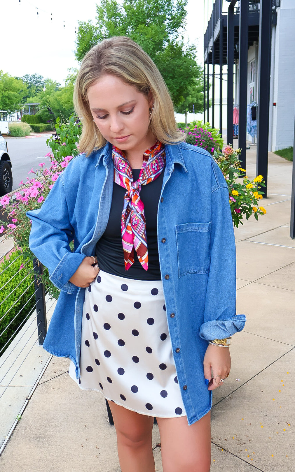 Blue Denim Shirt Jacket