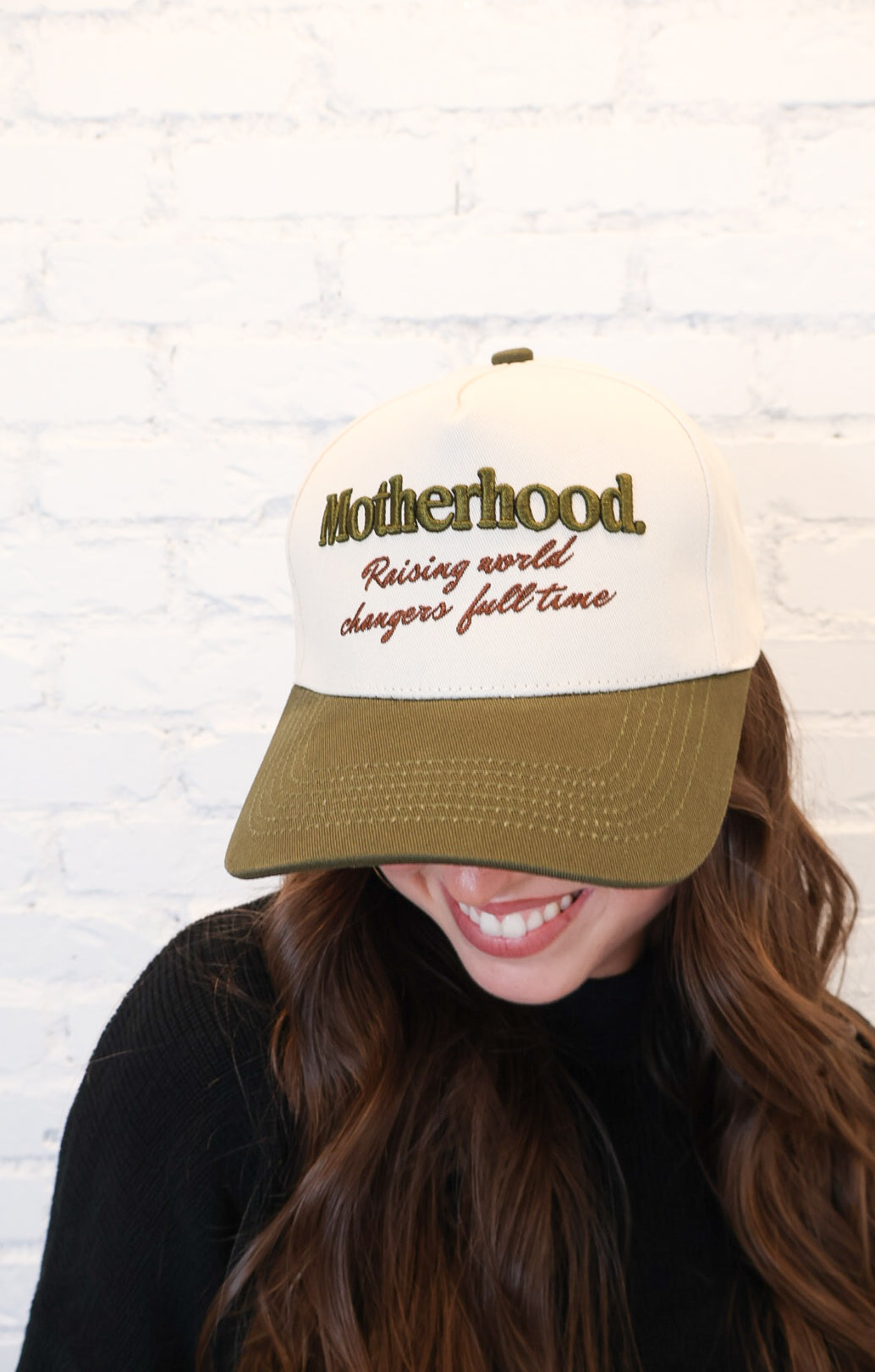 Motherhood Embroidered Hat