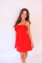 Be My Valentine Bow Mini Dress