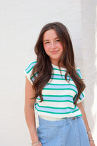 Seaside Stripe Sweater Top