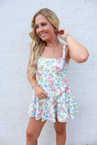 Butterfly Bloom Ruffle Athletic Dress