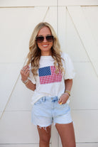 All American Girl Flag Tee