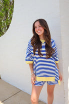 Coastal Cool Striped Lounge Set