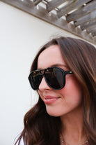 Classic Aviator Sunglasses - Black