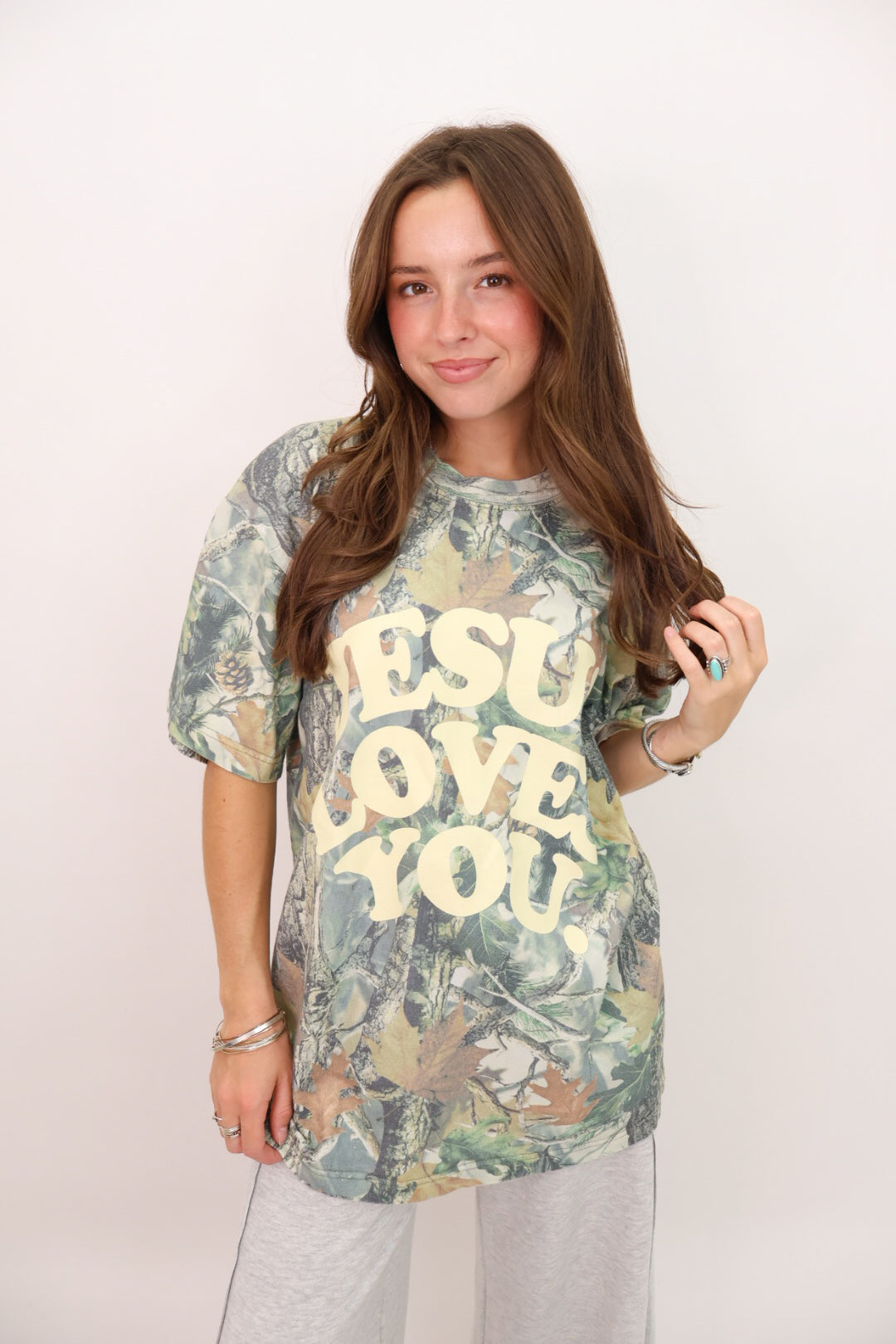 Jesus Loves You Camo Tee