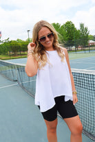 Oversized Swing Tank - White