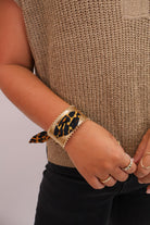 Wild at Heart Fabric Cuff – Leopard
