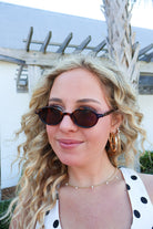 Retro Round Frame Sunglasses - Brown Tortoise