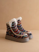 The Joyce Shearling Bootie - Multi