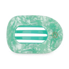 TELETIES Medium Flat Round Hair Clip - Spring Splash