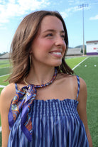 Gold Ball Choker Scarf Necklace