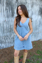 Denim Jumper Dress