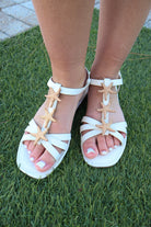 Gold Accent Starfish Sandals
