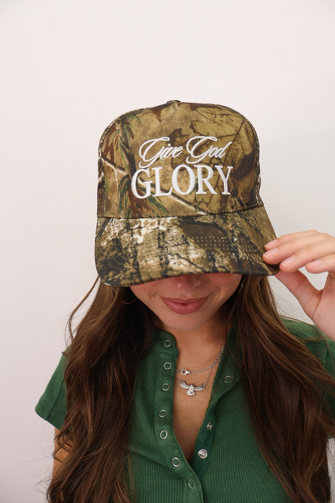 Give God Glory Embroidered Hat