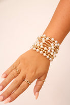 Pearl & Gold Bracelet Stack