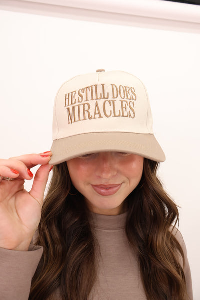 新品未開封　Mary logo cap beige He Still Does Miracles Embroidered Cap - Tan – Moda Boutique
