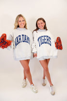 Tigers Reversible Mock Neck Pullover