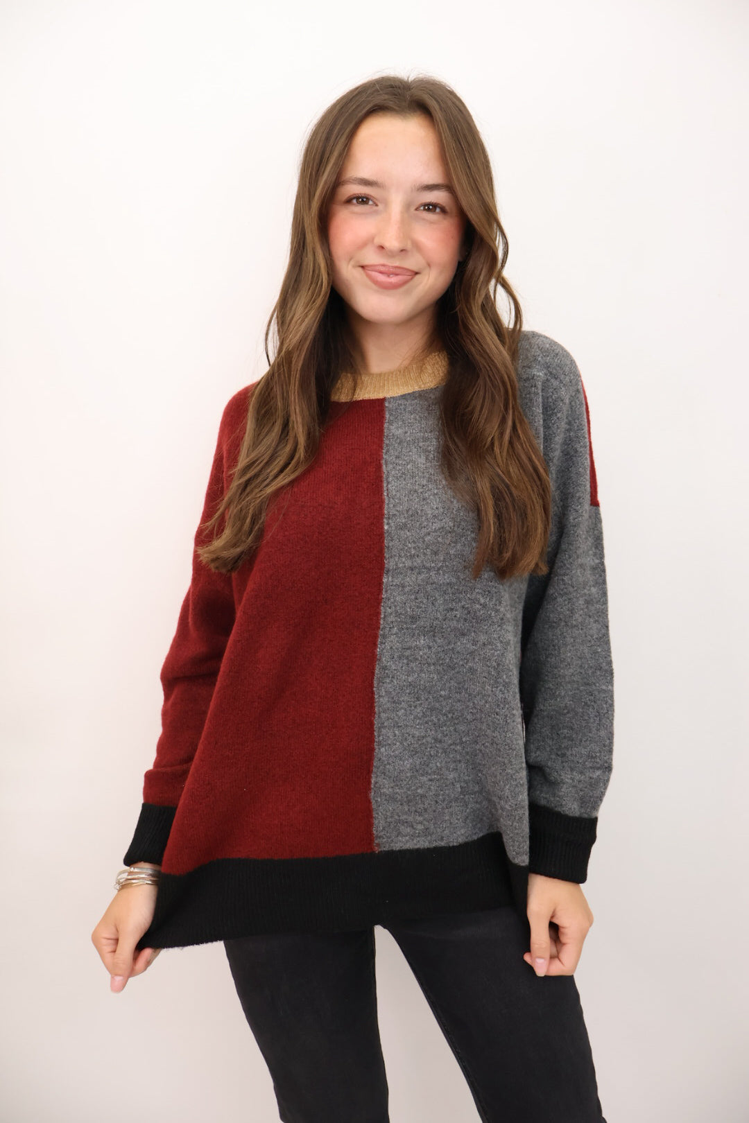 Colorblock Fall Sweater