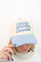 Make Heaven Crowded Embroidered Hat