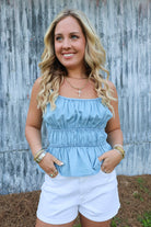 Chambray Denim Tank