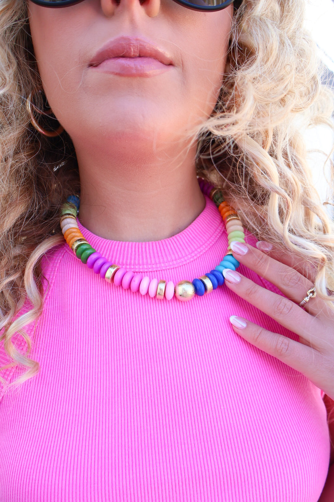 Tobie Color Pop Beaded Necklace