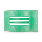 TELETIES Medium Flat Rectangle Hair Clip - Spring Splash