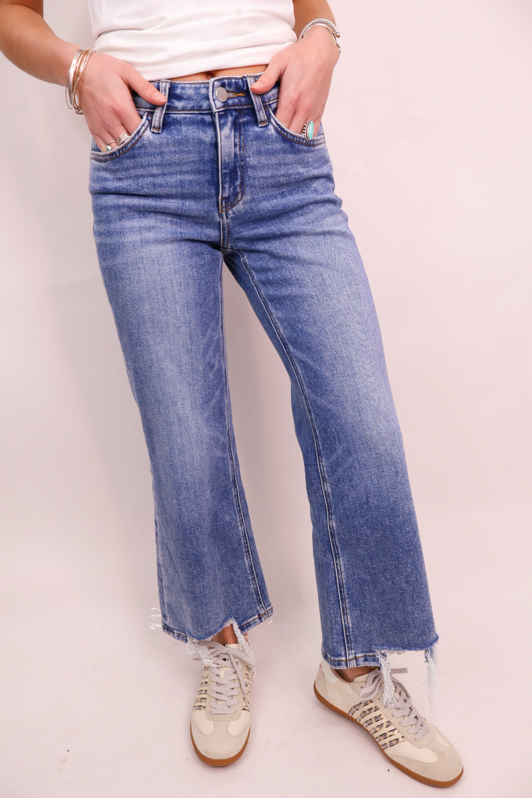 Flying Monkey Mid Rise Vintage Flare Jeans