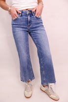 Flying Monkey Mid Rise Vintage Flare Jeans