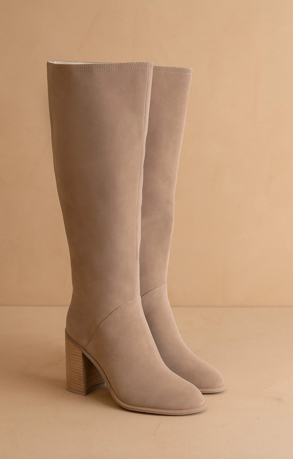 Knee High Block Heel Boot