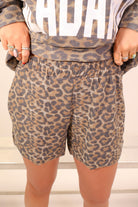 Leopard print Alabama pullover and shorts set — view 7