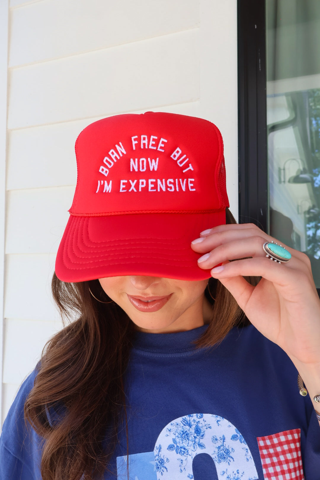 Born Free But Now I'm Expensive Trucker Hat