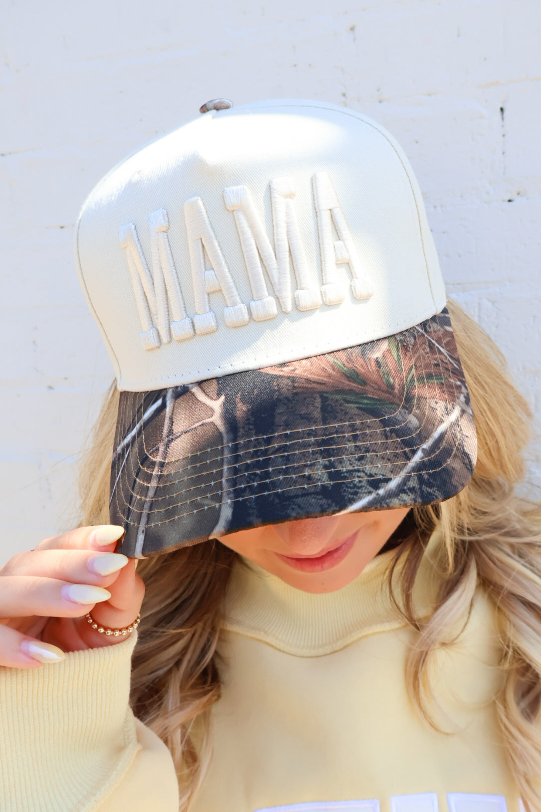 Mama Camo Brim Hat