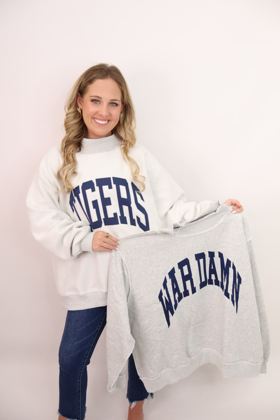 Auburn Reversible Mock Neck Pullover