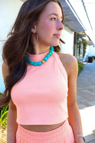 Jennifer Turquoise Beaded Necklace