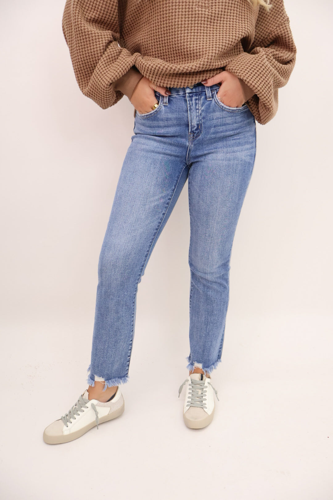 Vervet Bella High Rise Crop Flare