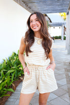 Weekend Away Striped Romper