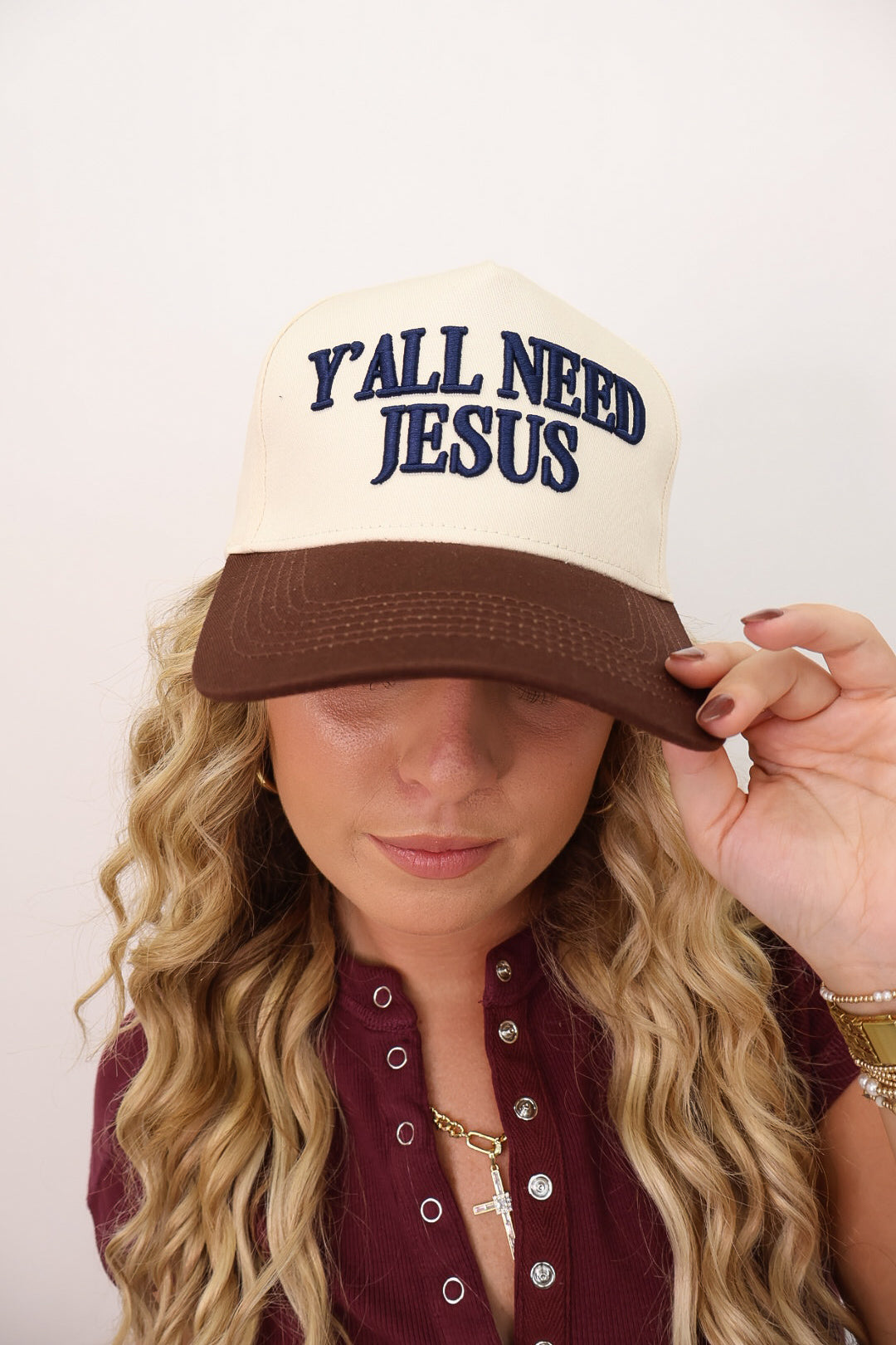 Y’all Need Jesus Embroidered Hat