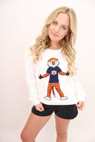Chenille Auburn Aubie Sweatshirt