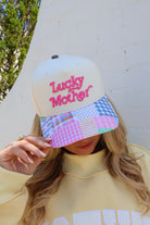 Lucky Mother Patchwork Trucker Hat
