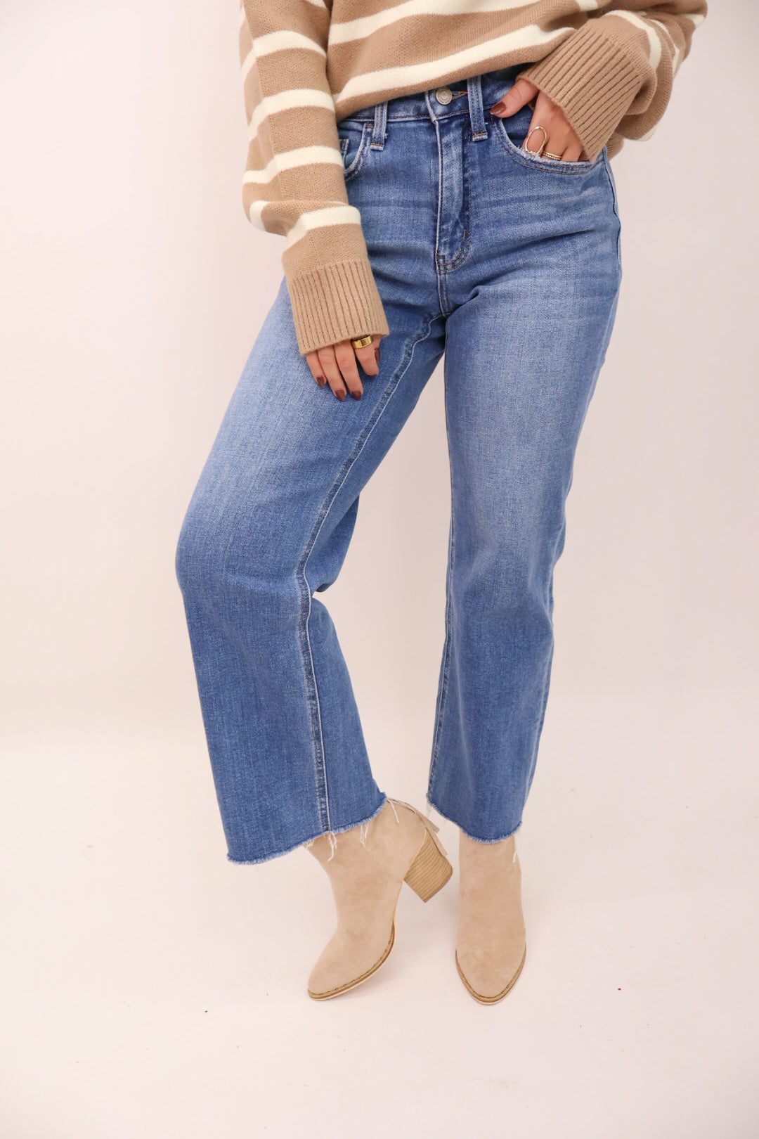 Vervet Kendall High Rise Dad Jeans