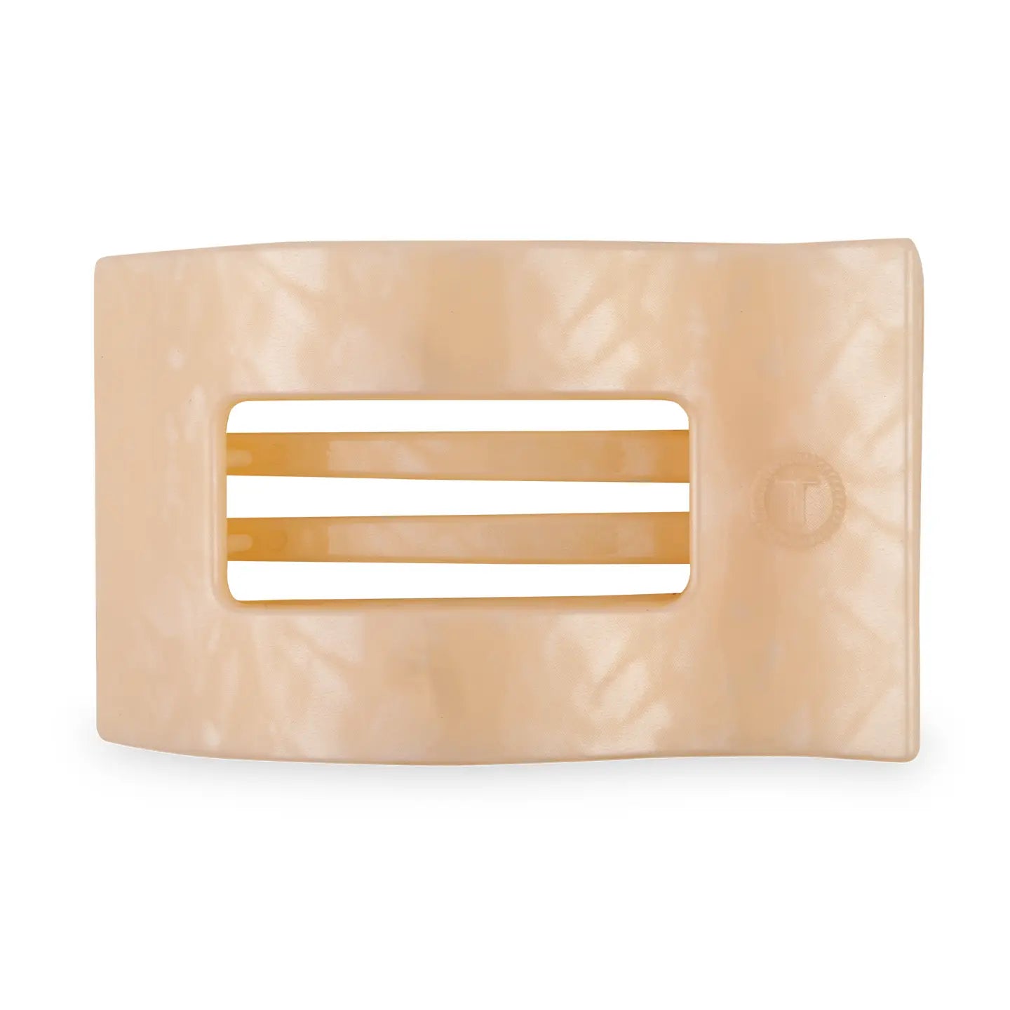 TELETIES Medium Flat Rectangle Hair Clip - Soft Surf