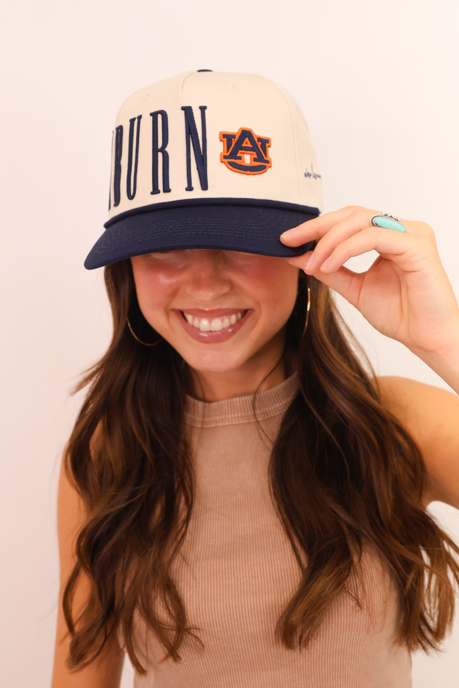 Auburn Oversized Script Hat