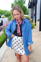 Blue Denim Shirt Jacket