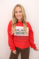North Pole Storefront Sweatshirt – Red